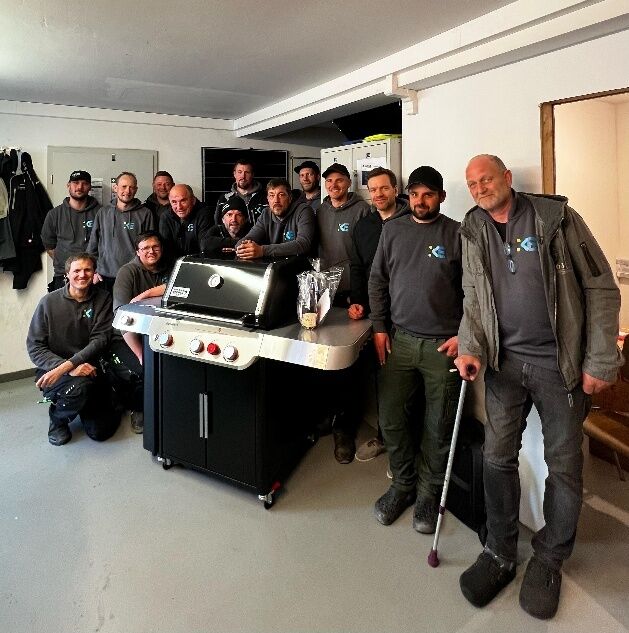 Gruppenfoto mit Costell